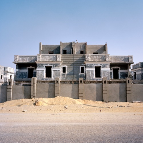 A luxury villa awaits final rendering in a gated compound in New Cairo